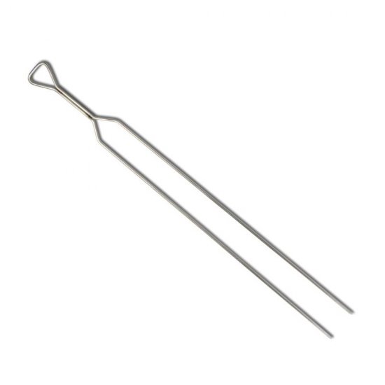 CAIXA com 12 Espetos Duplo Inox 85cm GAS-0208